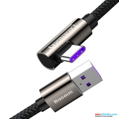 Baseus Legend Series Elbow Fast Charging Data Cable USB to  Type-C 66W 1m 